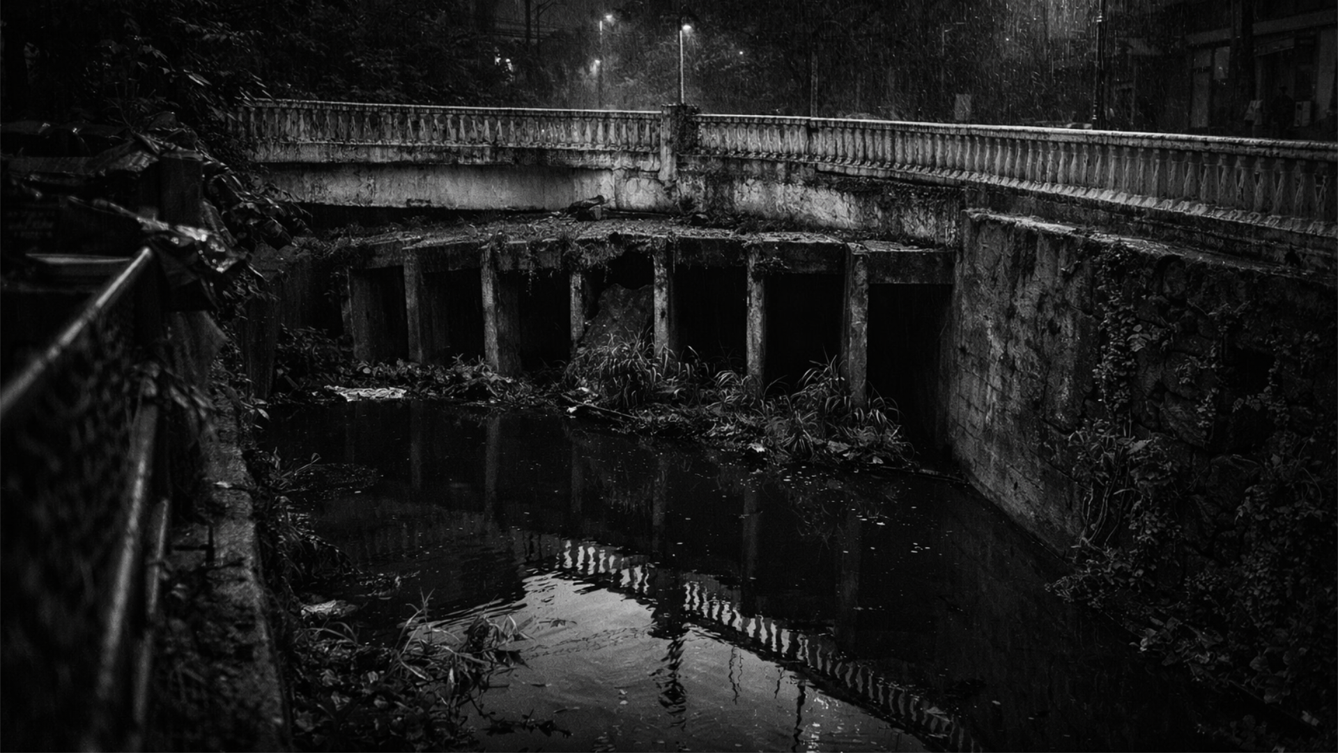 Cidade entrada dos esgotos